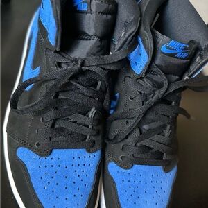 Nike Men's Black and Blue Sneakers